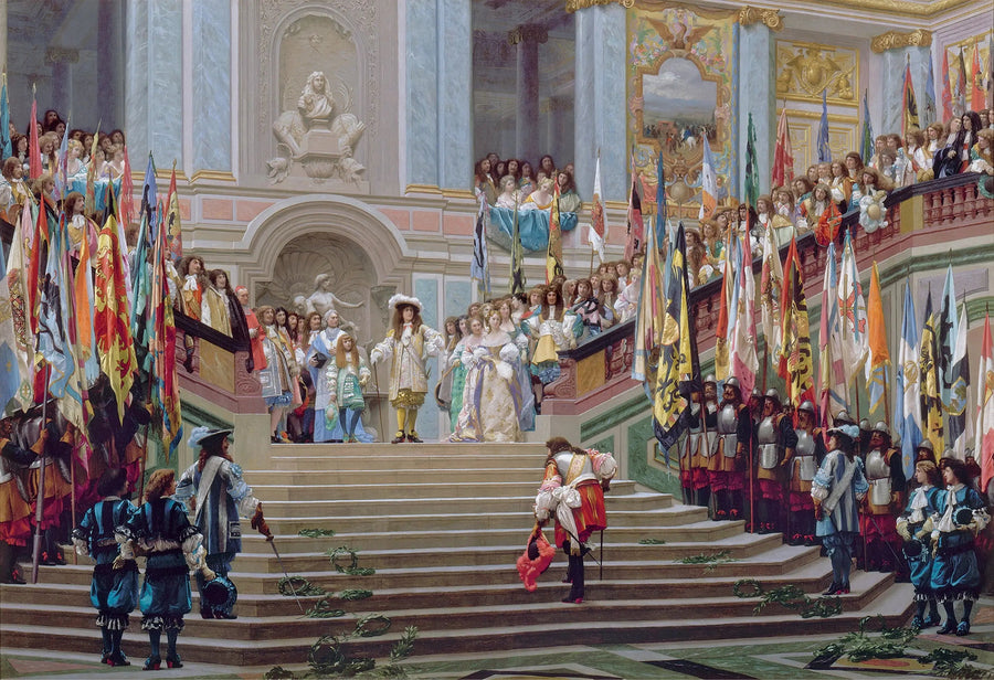 Recepción del Gran Condé en Versalles - Jean-Léon Gérôme