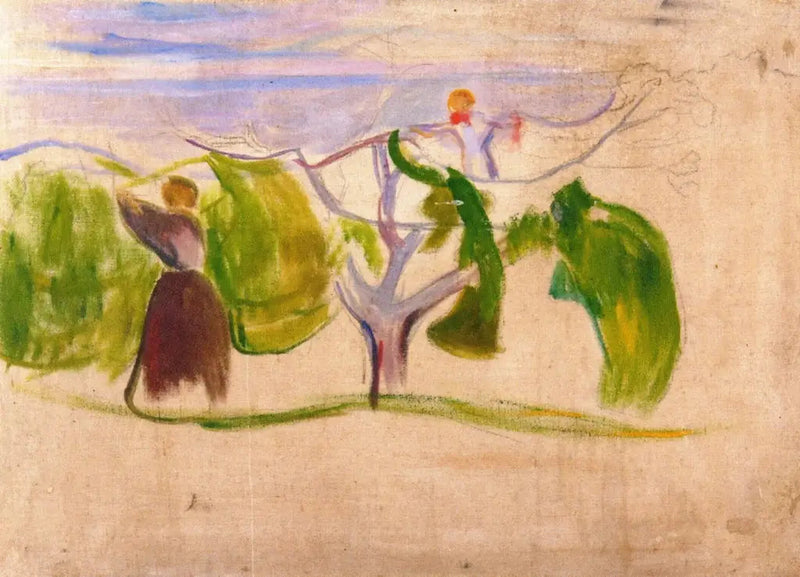 Cosecha de frutas - Edvard Munch