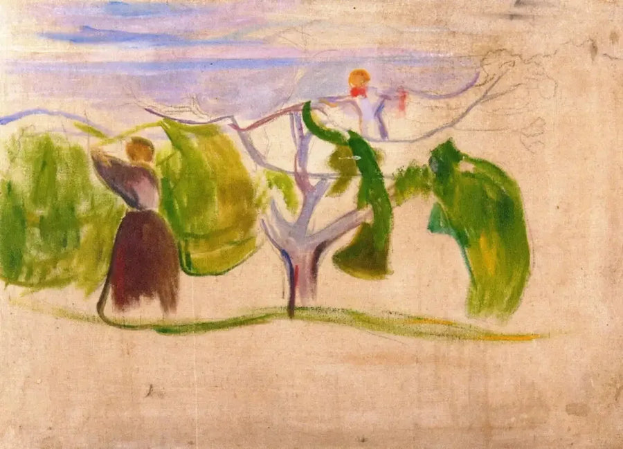 Cosecha de frutas - Edvard Munch