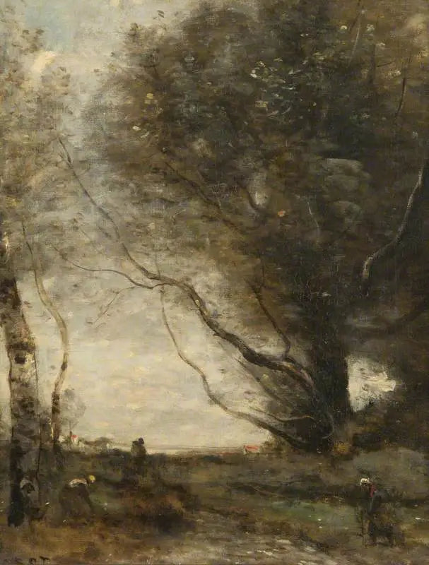 Cosecha - Jean-Baptiste Camille Corot
