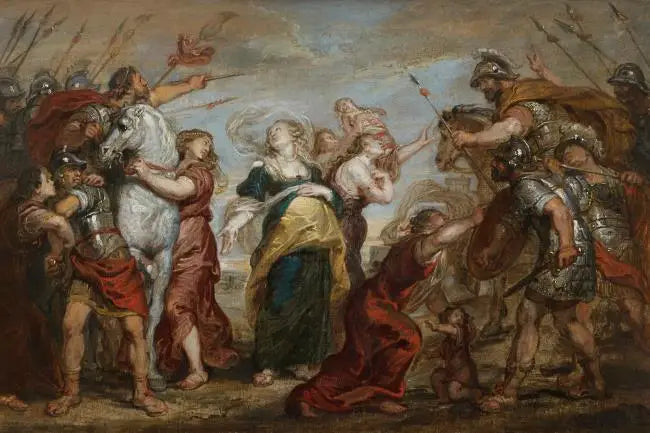 Reconciliación entre Sabinos y Romanos - Peter Paul Rubens
