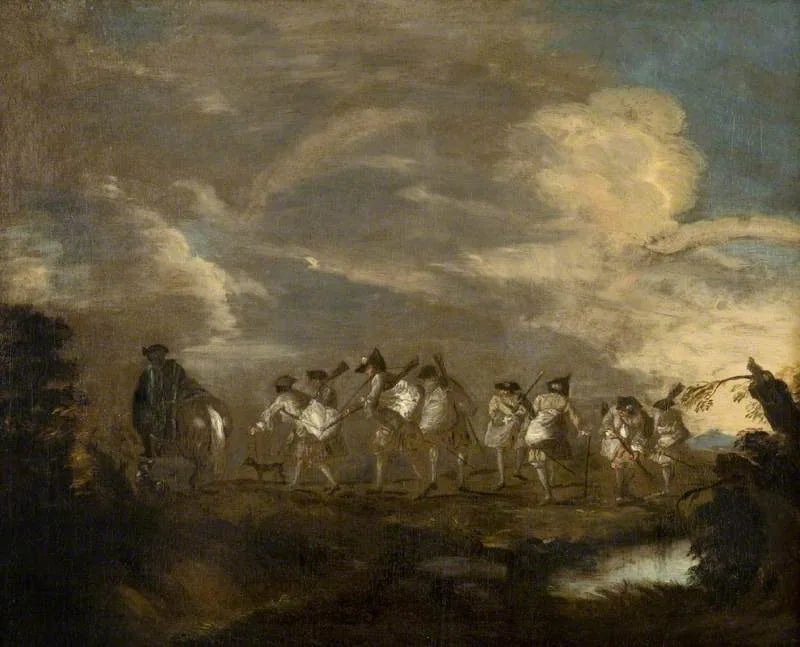 Reclutas que se unirán al regimiento - Antoine Watteau