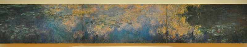 Reflexiones de nubes, tríptico del MoMA W1972 -1974 - Claude Monet