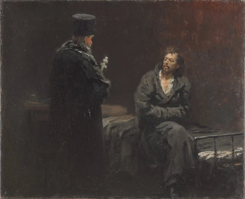 Negación de la confesión - Ilya Repin