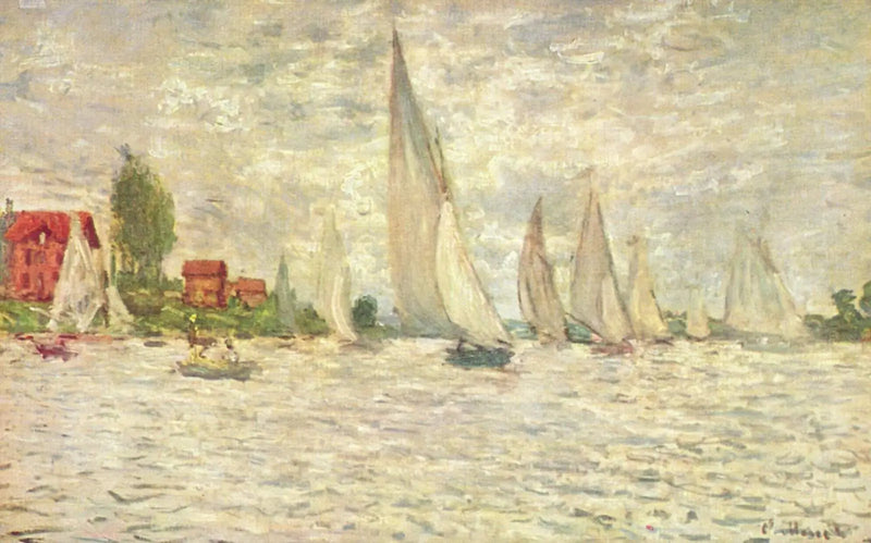 Regata en Argenteuil - Claude Monet