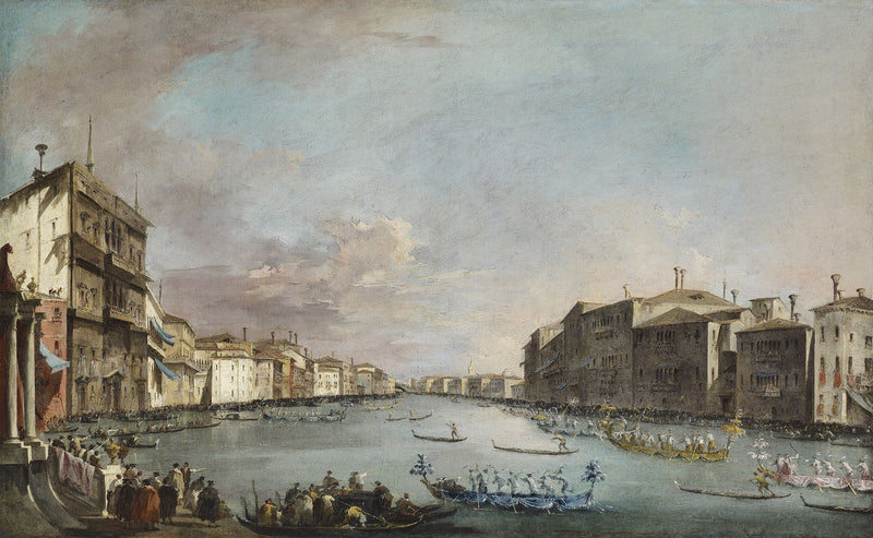 Regata en Venecia - Francesco Guardi