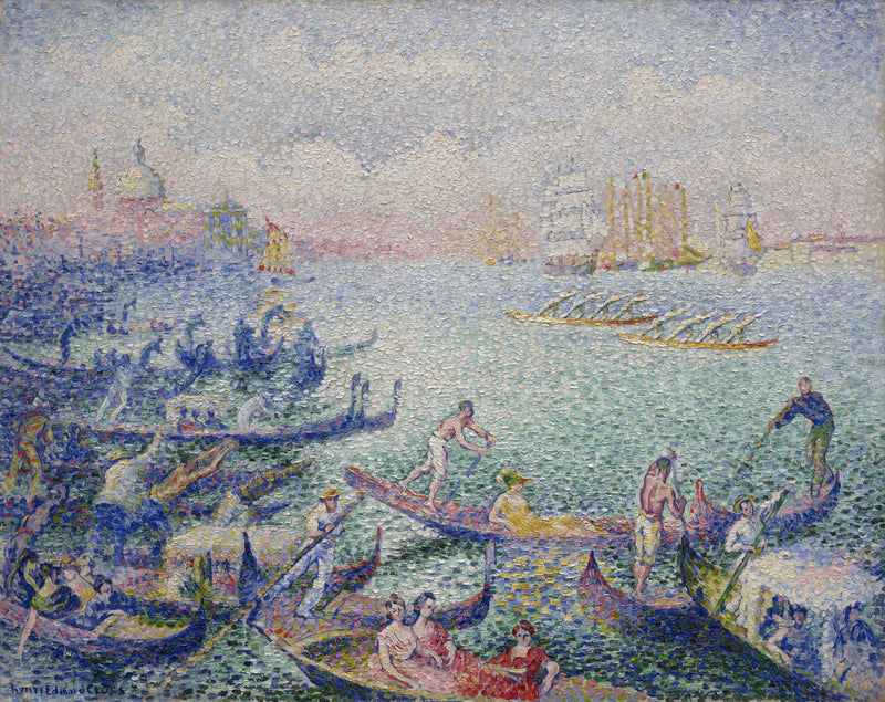 Regata en Venecia - Henri-Edmond Cross