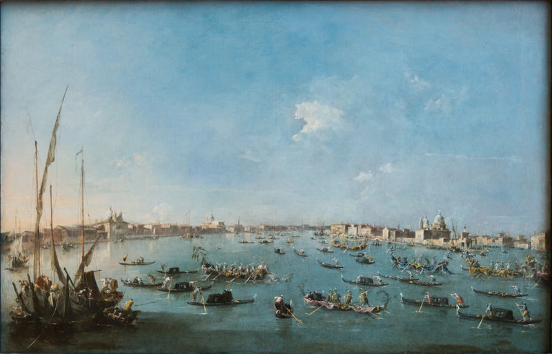 Regata en el canal de la Giudecca - Francesco Guardi