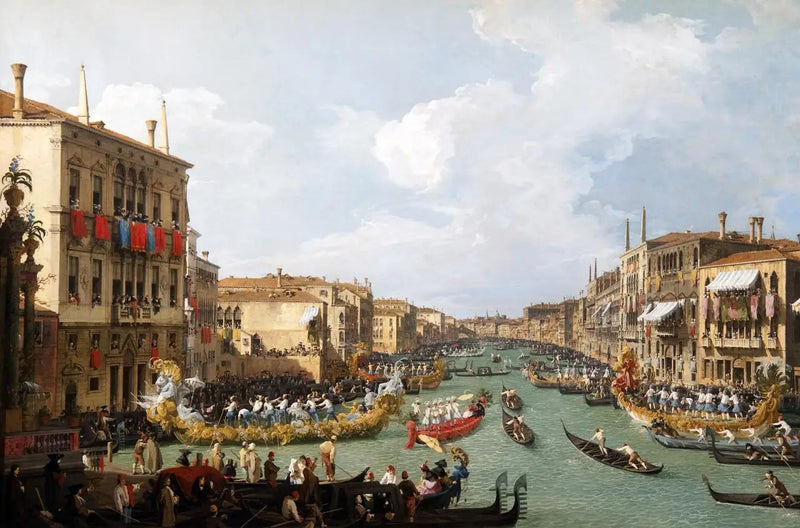 Regata en el Gran Canal - Canaletto