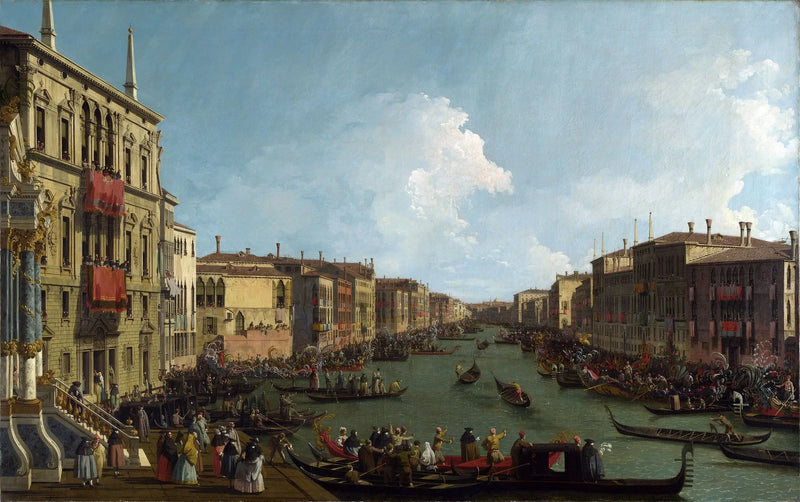Regata en el Gran Canal - Canaletto