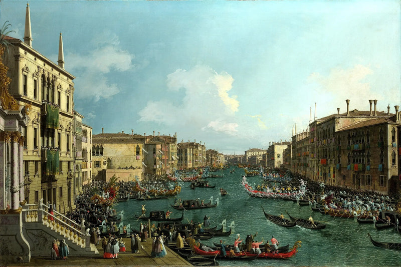 Regata en el Gran Canal - Canaletto