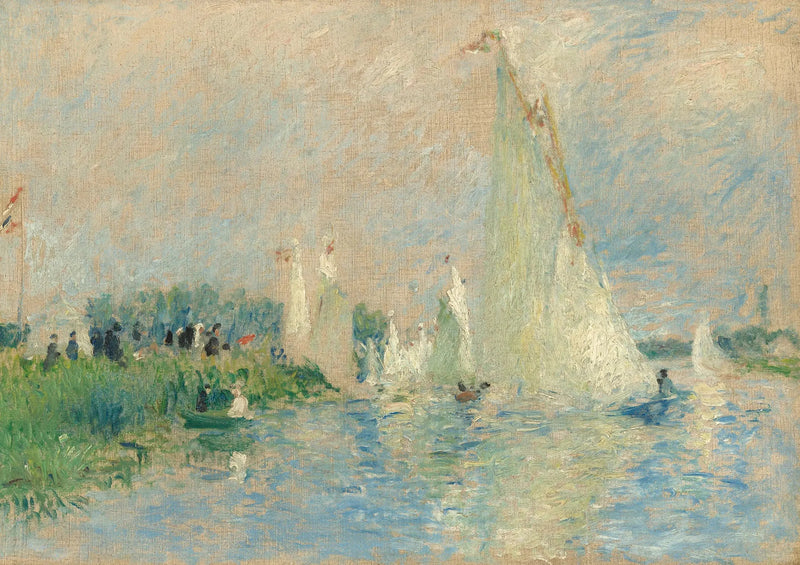 Regatas en Argenteuil - Pierre-Auguste Renoir