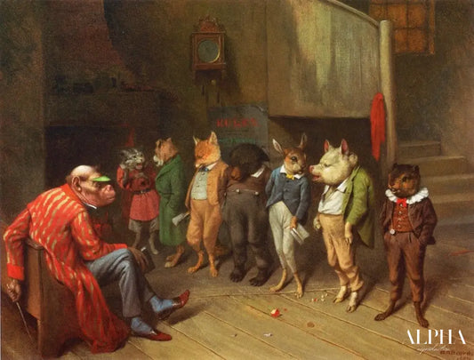 Règlement de l'école - William Holbrook Beard - Reproductions de tableaux et peintures haut de gamme