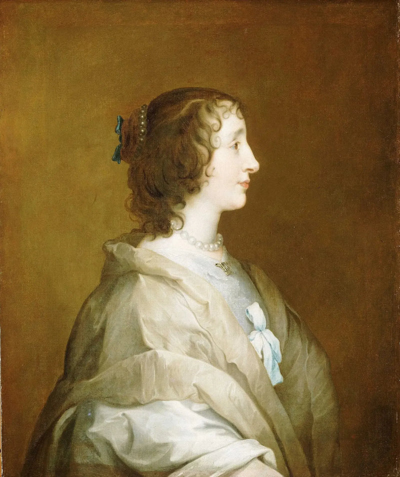 Reina Henriette María, 1609-1669 - Antoine van Dyck