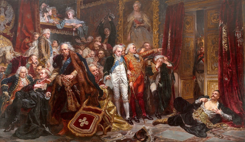 Rejtan - La caída de Polonia. - Jan Matejko