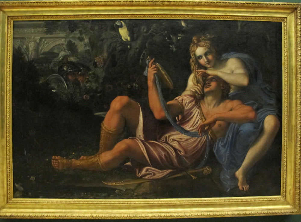 Renaud et Armide - Annibale Carracci image 1 reproduction de peinture à l’huile