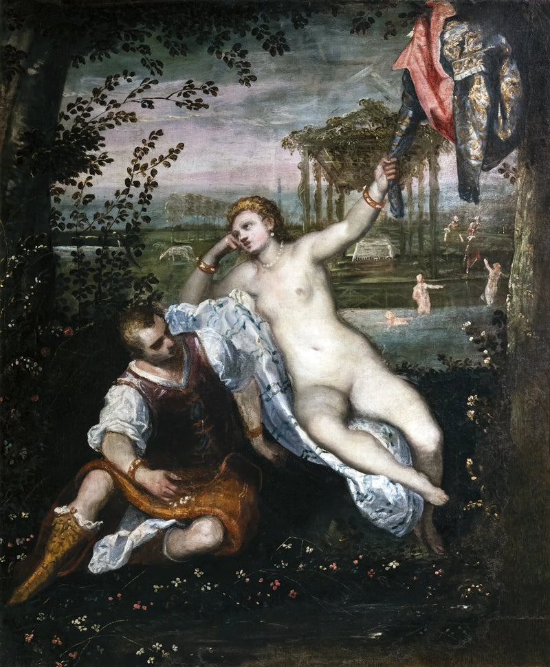 Renaud y Armide - Jacopo Tintoretto