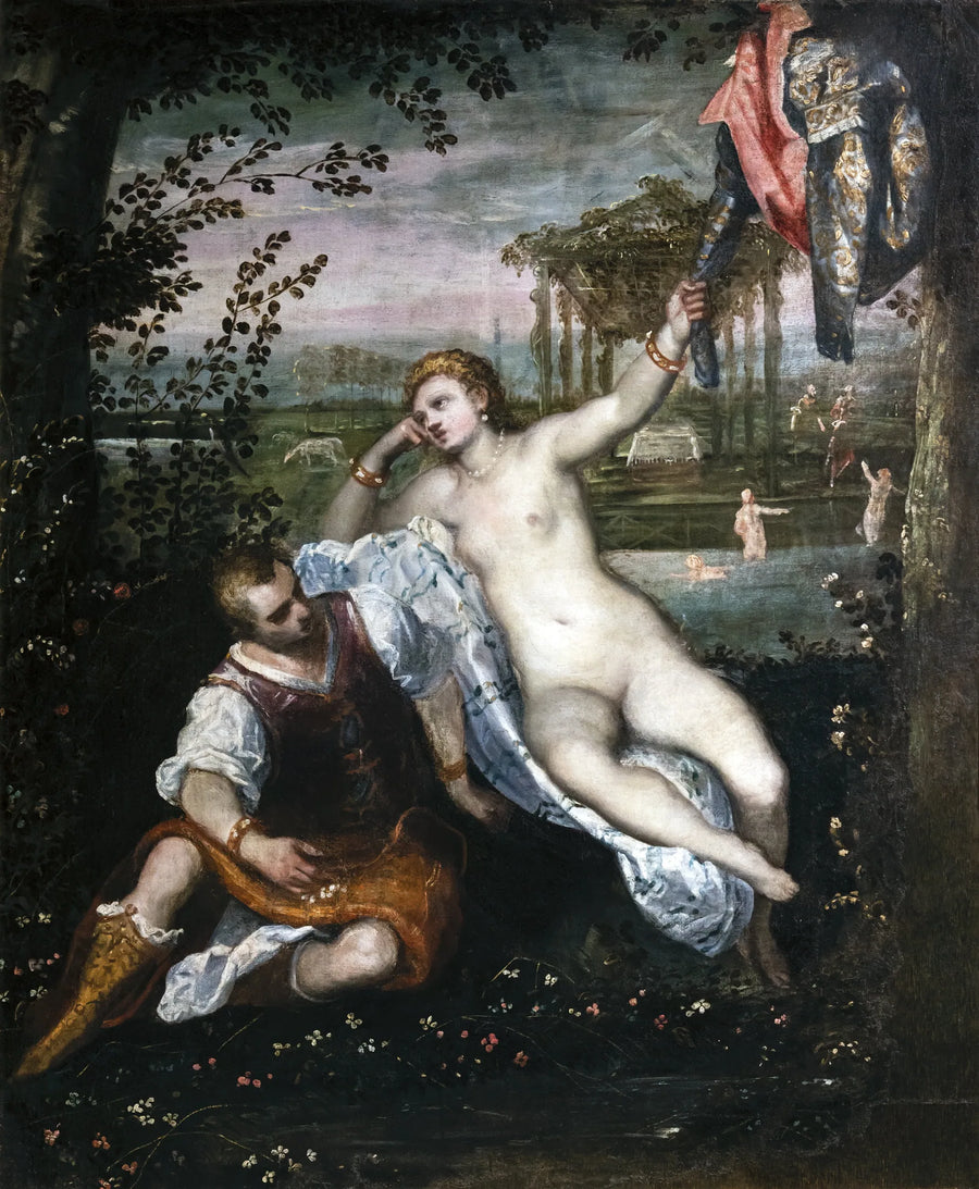 Renaud y Armide - Jacopo Tintoretto