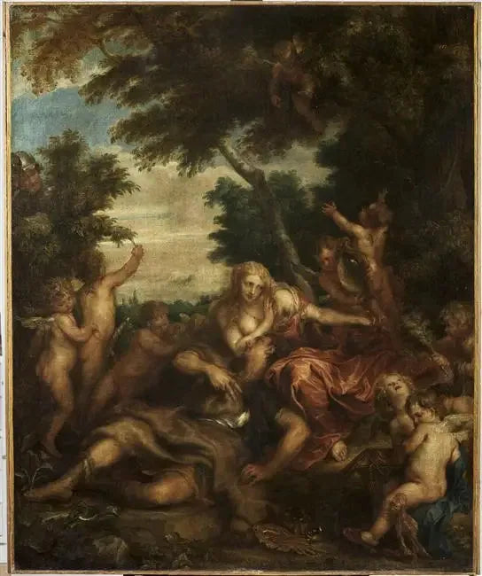 Renaud y la Hechicera Armida - Antoine van Dyck