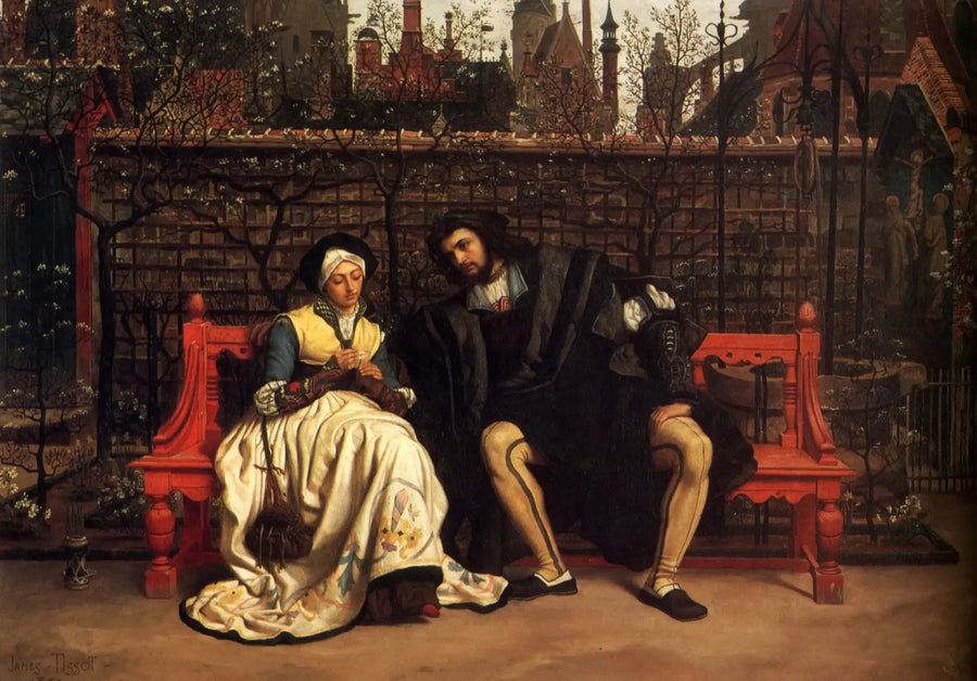 Encuentro de Faust y Margarita - James Tissot