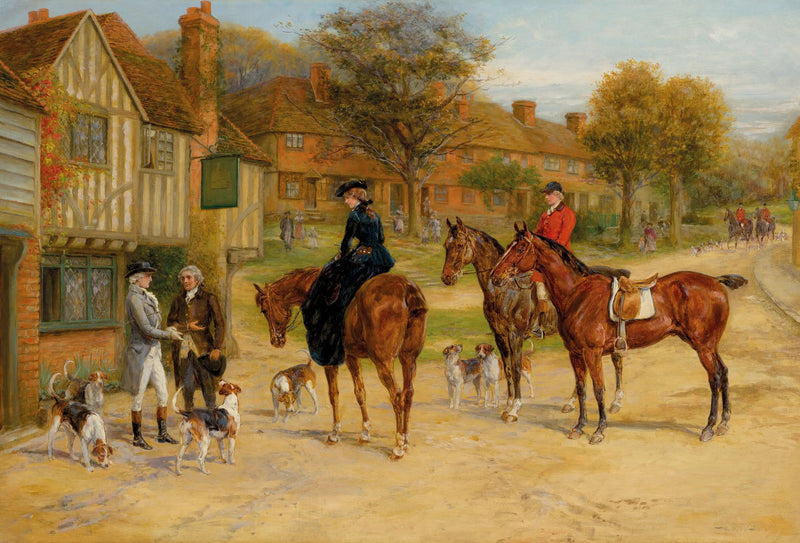 Encuentro en la posada - Heywood Hardy