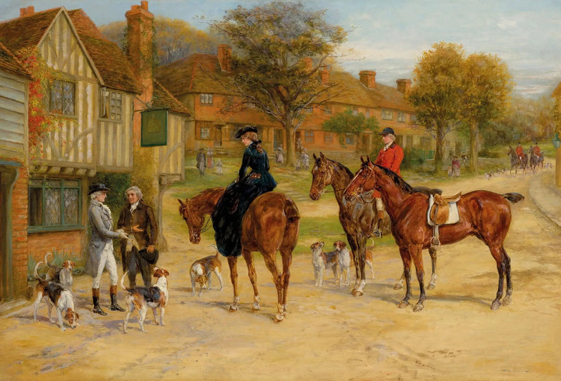 Encuentro en la posada - Heywood Hardy