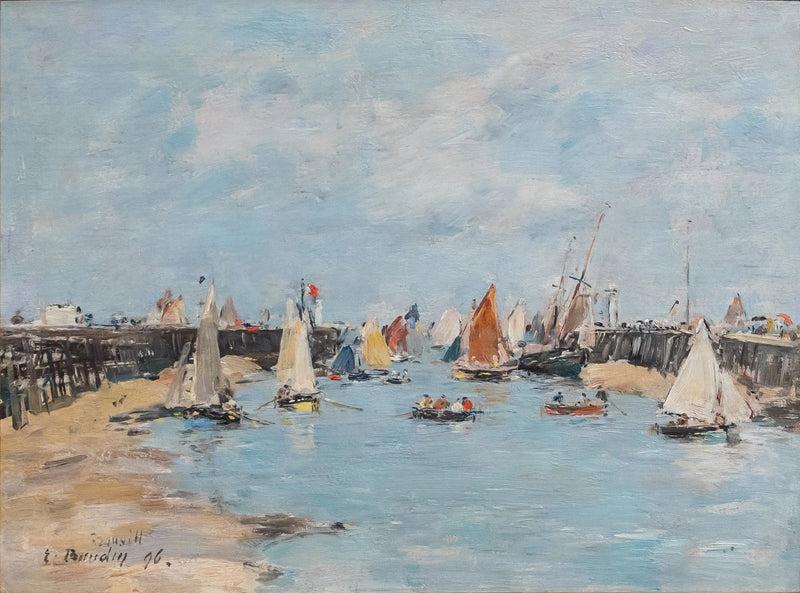Regreso de los barcos de pesca a Trouville - Eugène Boudin