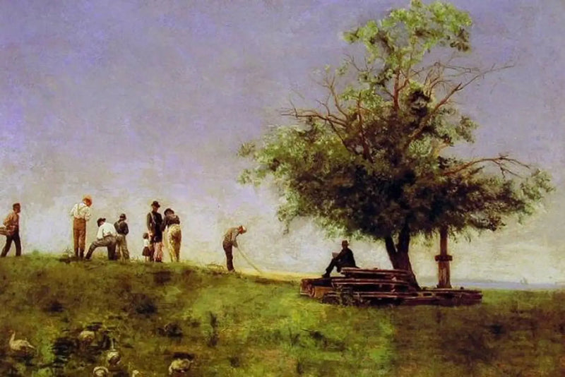 Reparar la red - Thomas Eakins