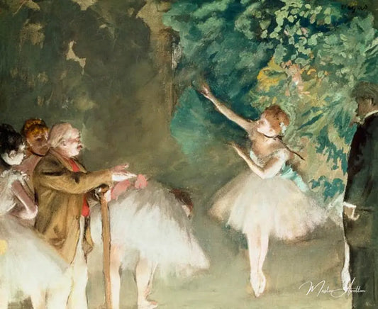 Répétition de ballet - Edgar Degas - Reproductions de tableaux et peintures haut de gamme