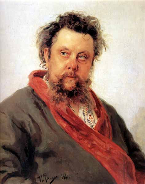 Portrait de Modeste Moussorgski - Ilia Répine