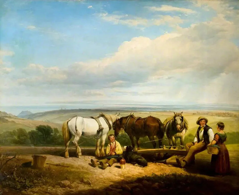 Reposo del mediodía - John Frederick Herring, Sr.