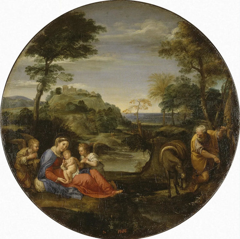 Reposo durante la huida a Egipto - Annibale Carracci