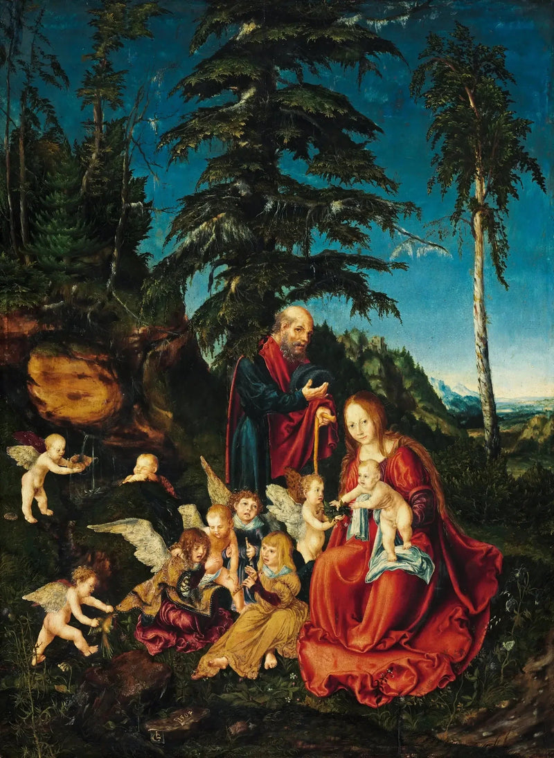 Reposo durante la huida a Egipto - Lucas Cranach el Viejo