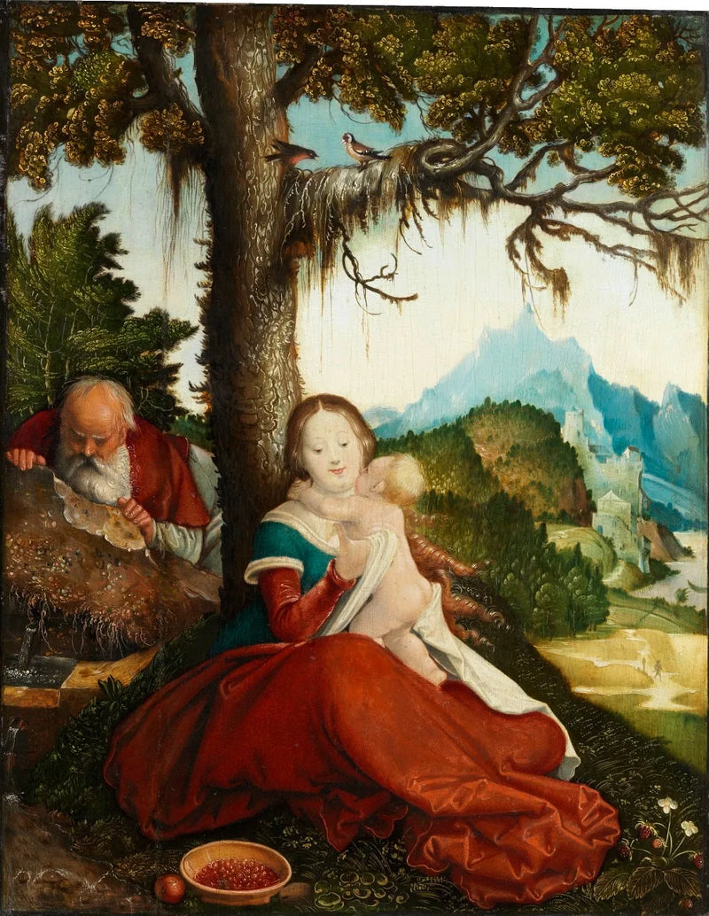 Descansa durante el vuelo a Egipto - Hans Baldung Grien