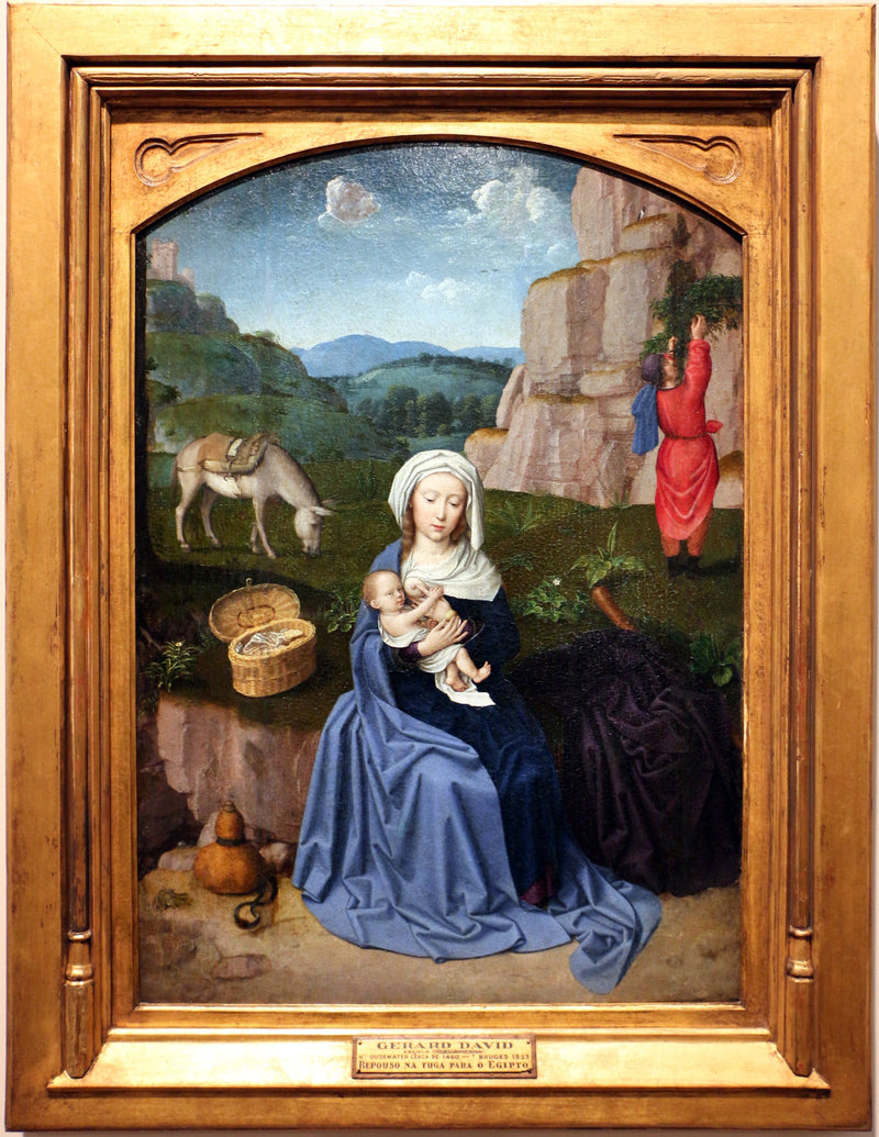 Descansa durante el vuelo hacia Egipto - Gérard David