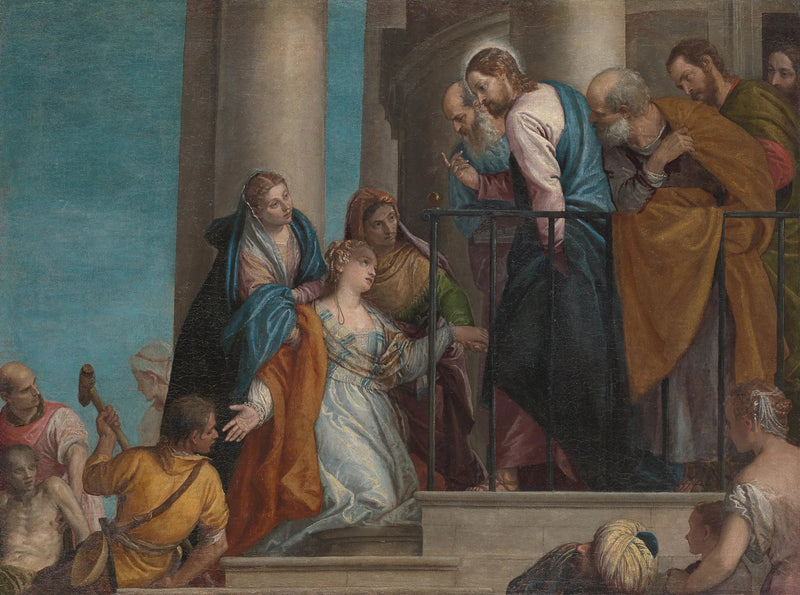 Resurrección en Naín del hijo de la viuda - Paul Véronèse
