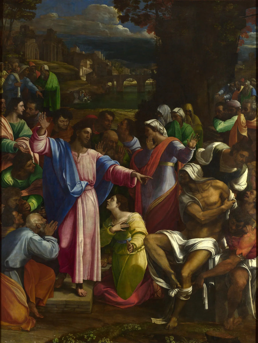 Resurrección de Lázaro - Sebastiano del Piombo