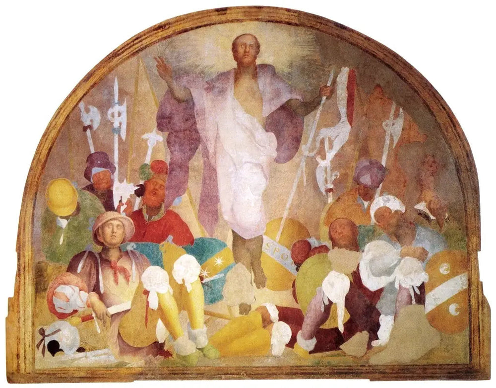 Résurrection du Christ - Pontormo image 1 reproduction de peinture à l’huile