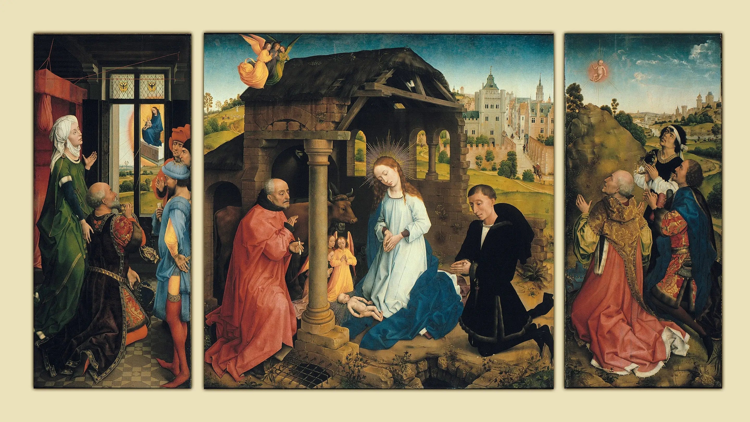 retable Bladelin - Rogier van der Weyden image 1 copie peinte à la main à l’huile