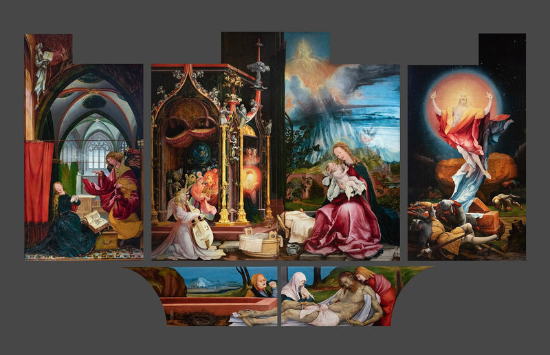 Retablo de Issenheim primera apertura - Matthias Grünewald