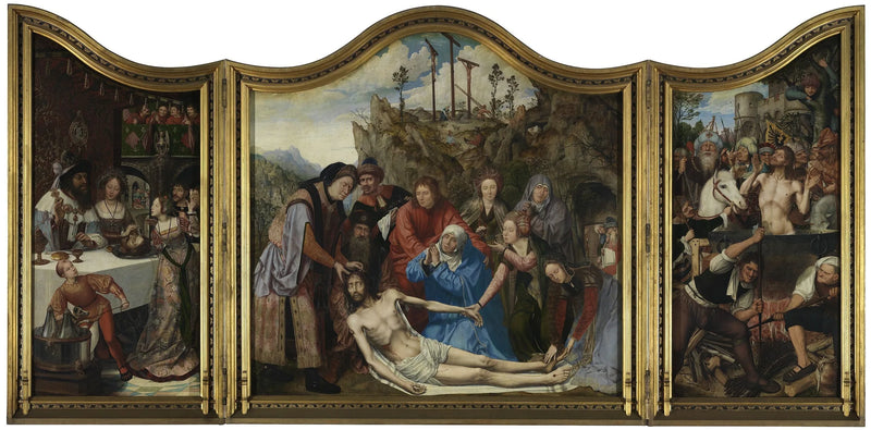 Retablo de la Guilda de los Carpinteros - Quentin Metsys