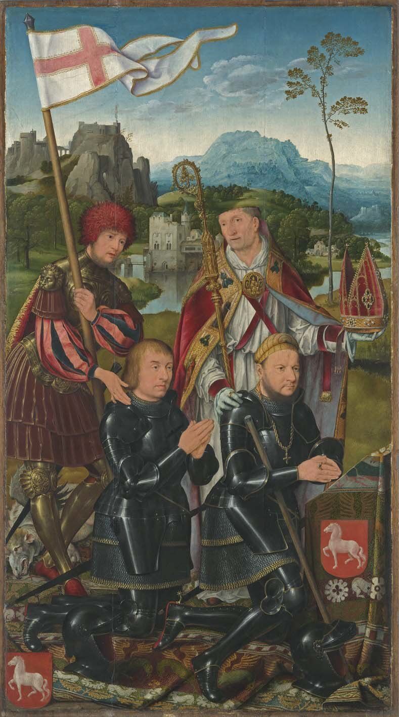 Retablo de Marientod - hoja izquierda - Joos van Cleve