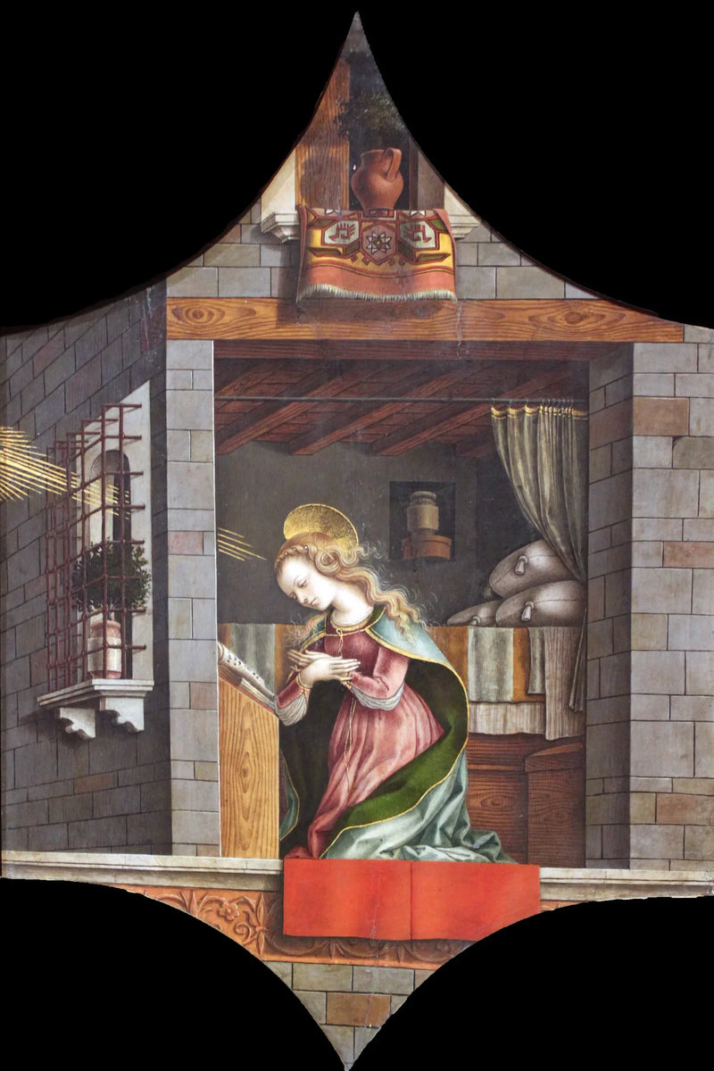 Retablo de San Domenico: La Virgen Anunciadora - Carlo Crivelli