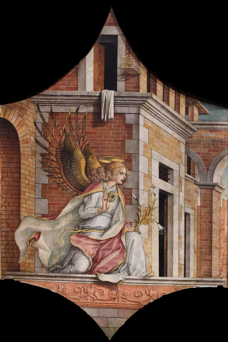 Retablo de San Domenico: El ángel de la Anunciación - Carlo Crivelli