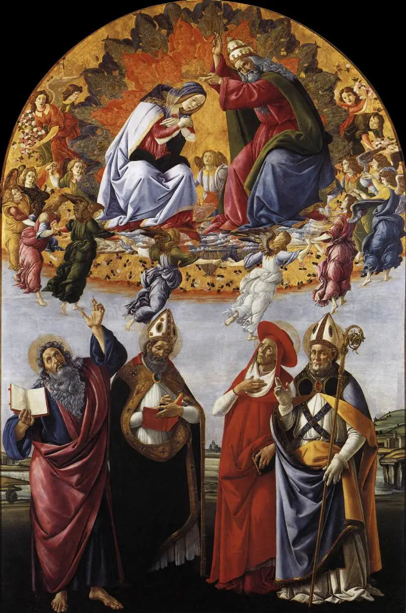 Retable de San Marco - Sandro Botticelli image 1 tableau peint à l’huile sur toile