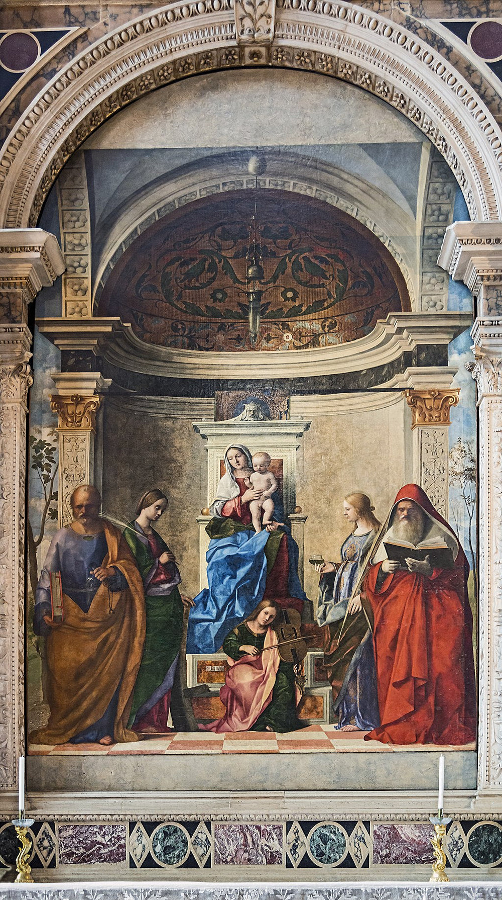 retable de San Zaccaria - Giovanni Bellini image 1 copie peinte à la main à l’huile