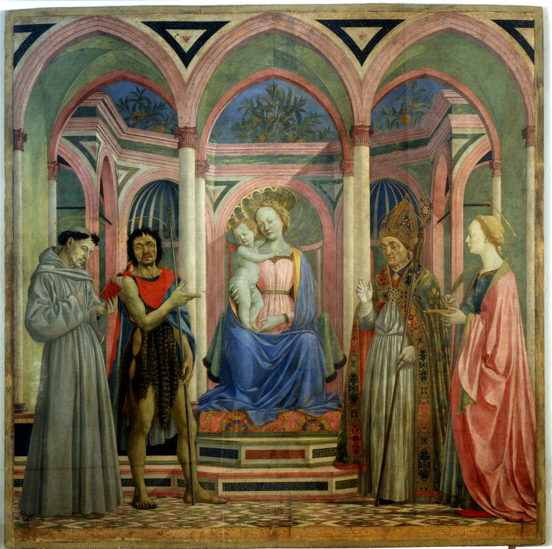 Retablo de Santa Lucía de los Magnoli - Domenico Veneziano