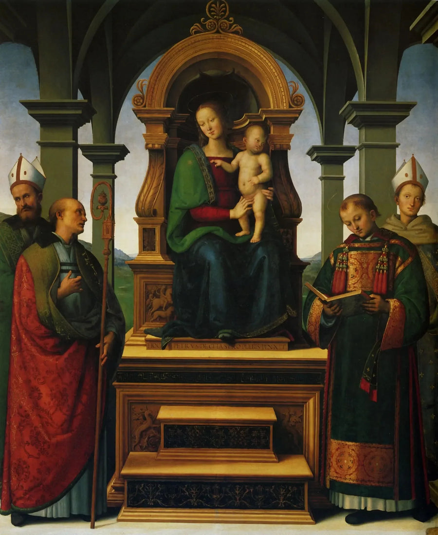 Retablo de los Decemviros - Pietro Perugino