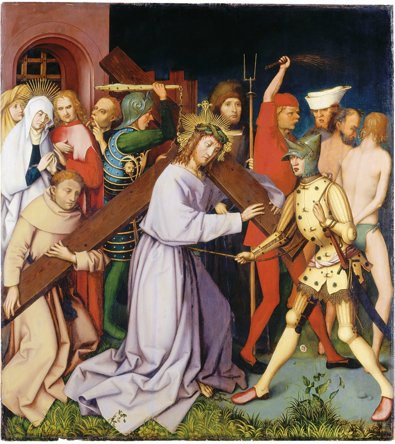 Retablo dominicano de Frankfurt: Puerto de la Cruz - Hans Holbein el Viejo