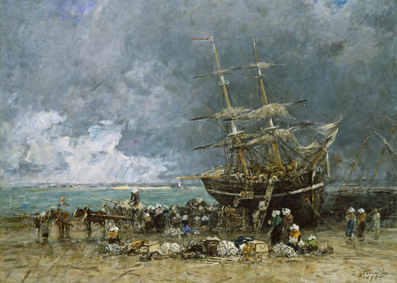Regreso del Terranova - Eugène Boudin